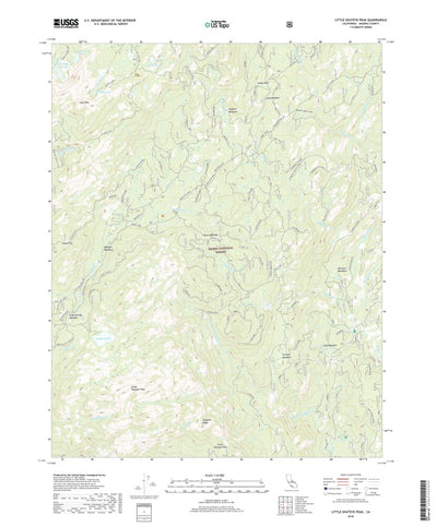 Little Shuteye Peak, CA (2018, 24000-Scale) Preview 1