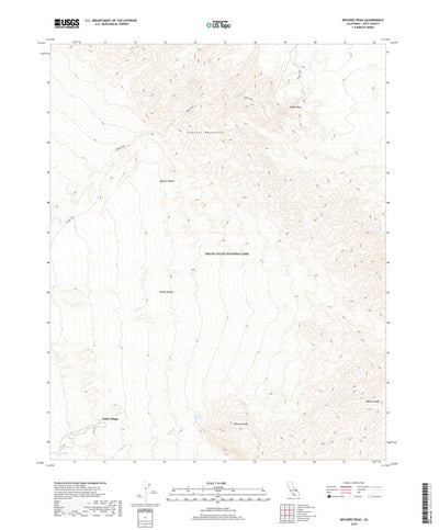 Nevares Peak, CA (2018, 24000-Scale) Preview 1