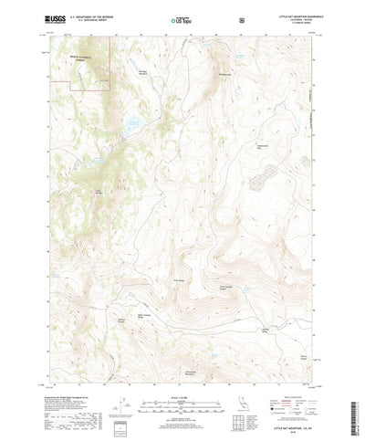 Little Hat Mountain, CA (2018, 24000-Scale) Preview 1