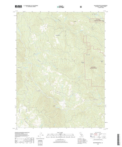 Mad River Buttes, CA (2018, 24000-Scale) Preview 1