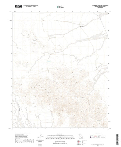 Little Maria Mountains, CA (2018, 24000-Scale) Preview 1