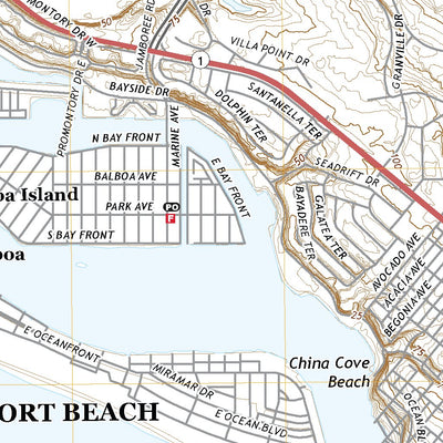 Newport Beach OE S, CA (2018, 24000-Scale) Preview 3