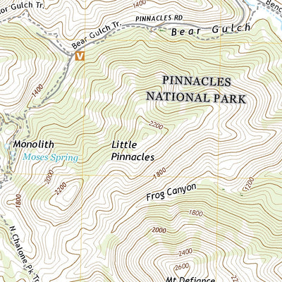 North Chalone Peak, CA (2018, 24000-Scale) Preview 3