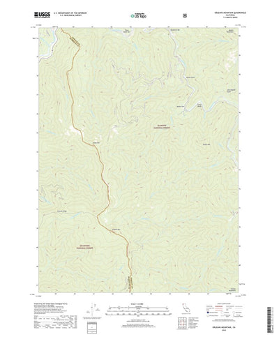 Orleans Mountain, CA (2018, 24000-Scale) Preview 1