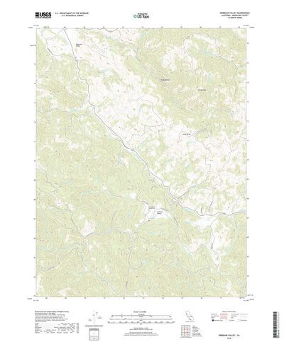 Ornbaun Valley, CA (2018, 24000-Scale) Preview 1