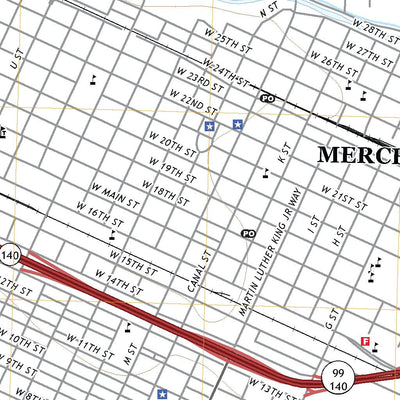 Merced, CA (2018, 24000-Scale) Preview 3