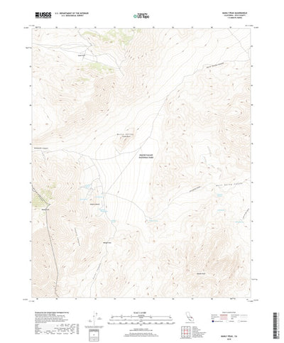 Manly Peak, CA (2018, 24000-Scale) Preview 1