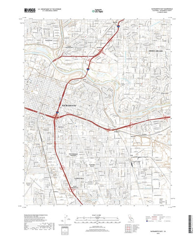 Sacramento East, CA (2018, 24000-Scale) Preview 1