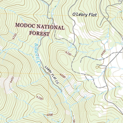 Mount Bidwell, CA (2018, 24000-Scale) Preview 2