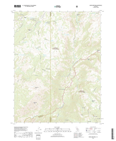 Mokelumne Peak, CA (2018, 24000-Scale) Preview 1
