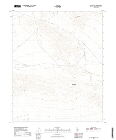 Red Pass Lake NW, CA (2018, 24000-Scale) Preview 1
