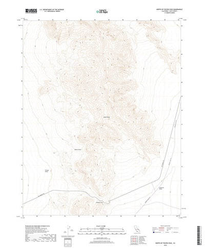 North of Tecopa Pass, CA (2018, 24000-Scale) Preview 1