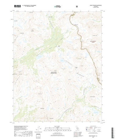 Mount Pinchot, CA (2018, 24000-Scale) Preview 1