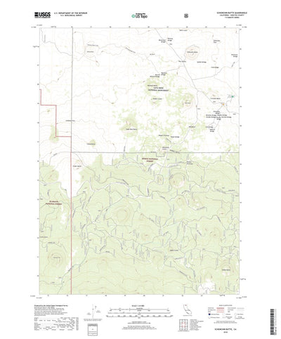 Schonchin Butte, CA (2018, 24000-Scale) Preview 1