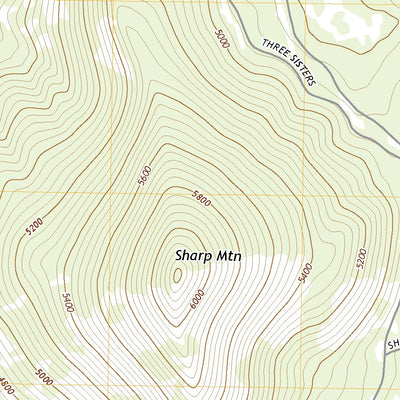 Sharp Mountain, CA (2018, 24000-Scale) Preview 3