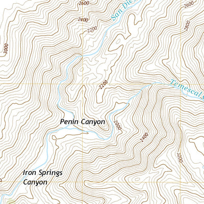 Santa Ysabel, CA (2018, 24000-Scale) Preview 2