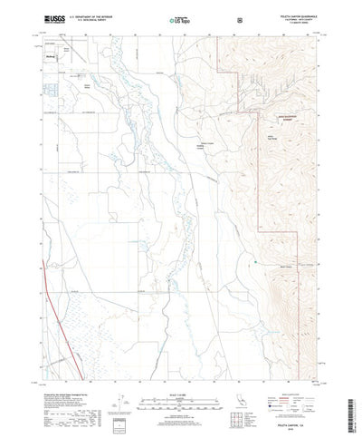 Poleta Canyon, CA (2018, 24000-Scale) Preview 1