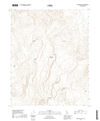 Petroglyph Canyon, CA (2018, 24000-Scale) Preview 1