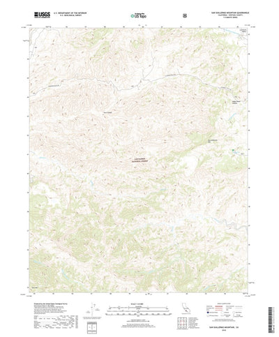 San Guillermo Mountain, CA (2018, 24000-Scale) Preview 1