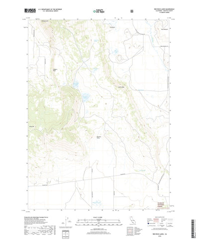 Red Rock Lakes, CA (2018, 24000-Scale) Preview 1