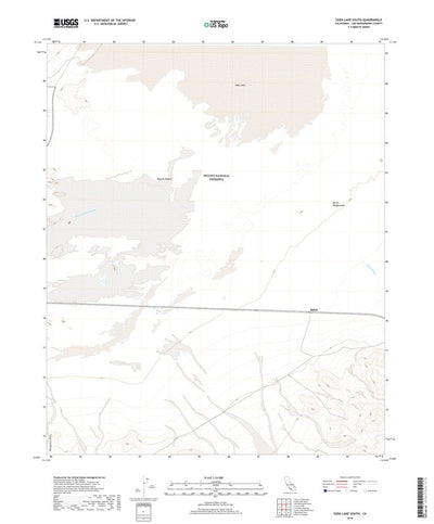 Soda Lake South, CA (2018, 24000-Scale) Preview 1