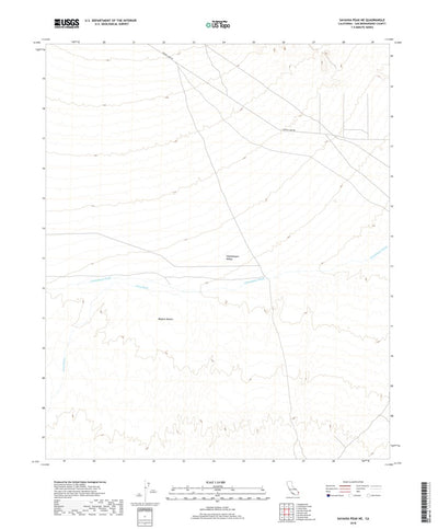Savahia Peak NE, CA (2018, 24000-Scale) Preview 1