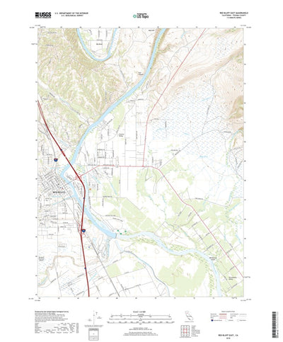 Red Bluff East, CA (2018, 24000-Scale) Preview 1