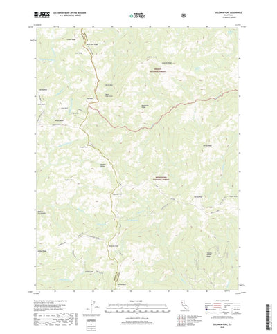 Solomon Peak, CA (2018, 24000-Scale) Preview 1
