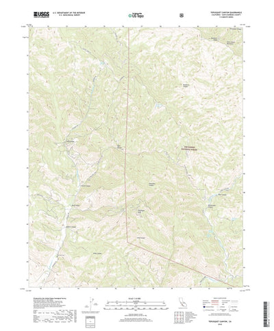 Tepusquet Canyon, CA (2018, 24000-Scale) Preview 1