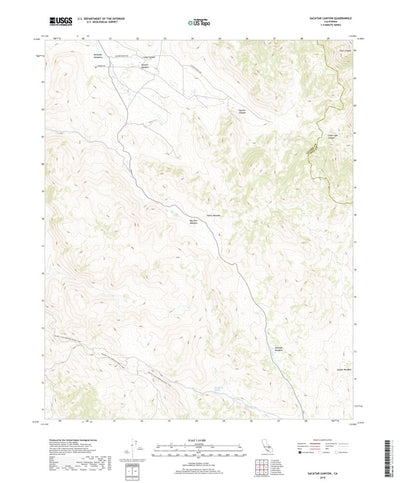 Sacatar Canyon, CA (2018, 24000-Scale) Preview 1