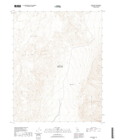 Saline Peak, CA (2018, 24000-Scale) Preview 1