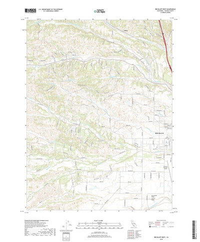 Red Bluff West, CA (2018, 24000-Scale) Preview 1