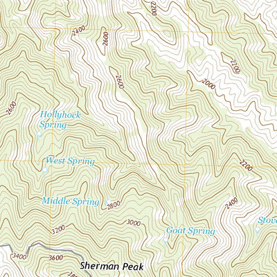 Sherman Peak, CA (2018, 24000-Scale) Preview 3