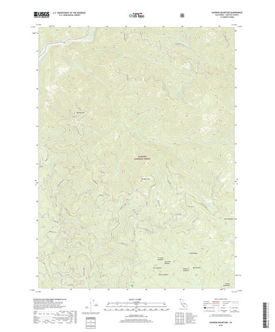Ukonom Mountain, CA (2018, 24000-Scale) Preview 1