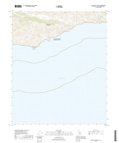 Santa Cruz Island C, CA (2018, 24000-Scale) Preview 1
