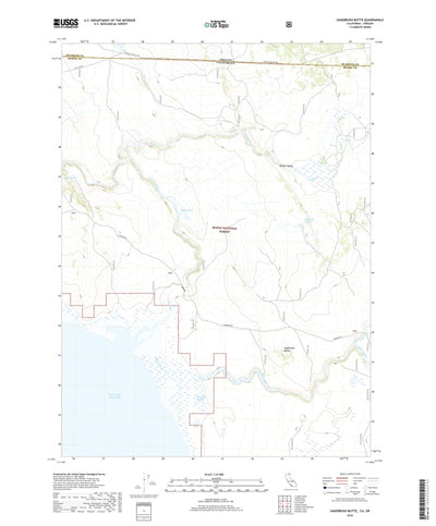 Sagebrush Butte, CA (2018, 24000-Scale) Preview 1