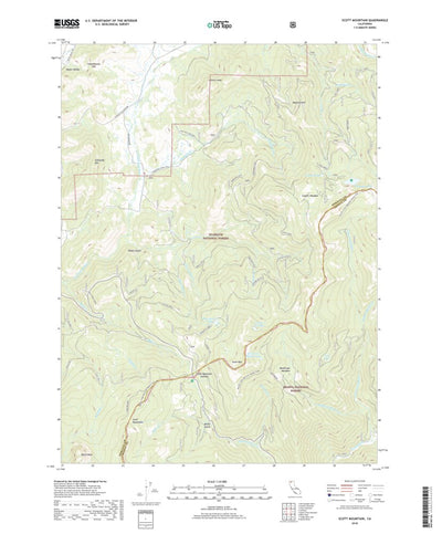Scott Mountain, CA (2018, 24000-Scale) Preview 1