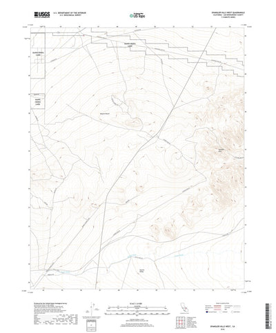 Spangler Hills West, CA (2018, 24000-Scale) Preview 1
