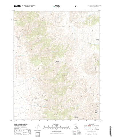 White Mountain Peak, CA (2018, 24000-Scale) Preview 1