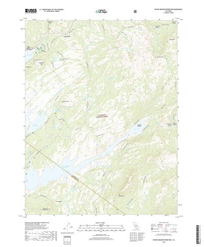 Spicer Meadow Reservoir, CA (2018, 24000-Scale) Preview 1