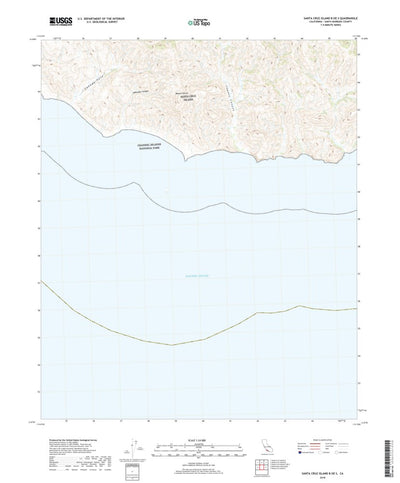 Santa Cruz Island B OE S, CA (2018, 24000-Scale) Preview 1