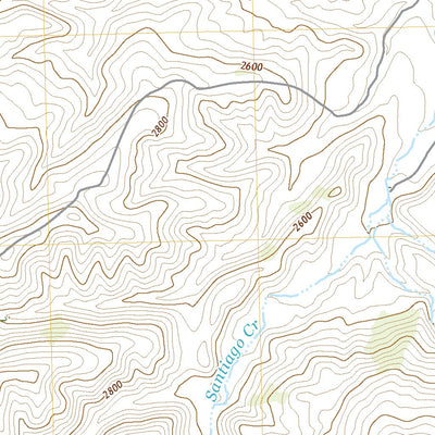Santiago Creek, CA (2018, 24000-Scale) Preview 2