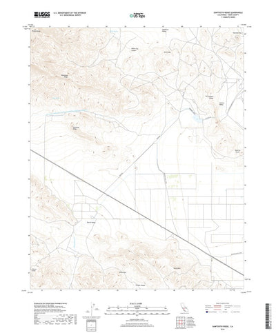 Sawtooth Ridge, CA (2018, 24000-Scale) Preview 1