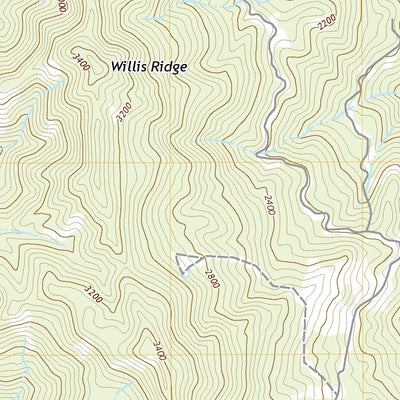 Willis Ridge, CA (2018, 24000-Scale) Preview 2