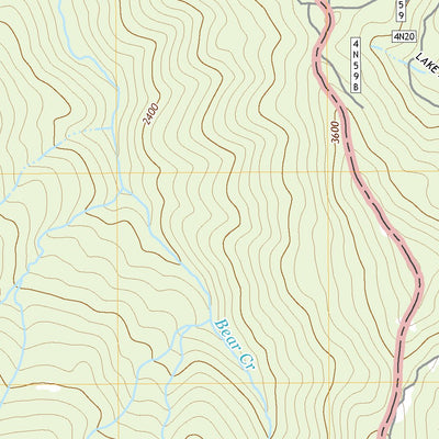 Sims Mountain, CA (2018, 24000-Scale) Preview 2