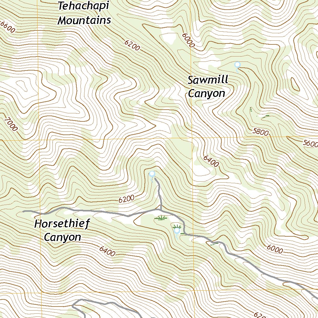 Tehachapi Area Map.pdf Tehachapi South, CA (2018, 24000-Scale) Map by United States Geological ...