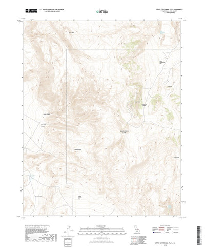 Upper Centennial Flat, CA (2018, 24000-Scale) Preview 1