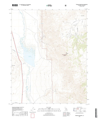 Tinemaha Reservoir, CA (2018, 24000-Scale) Preview 1
