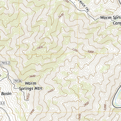 Warm Springs Mountain, CA (2018, 24000-Scale) Preview 3