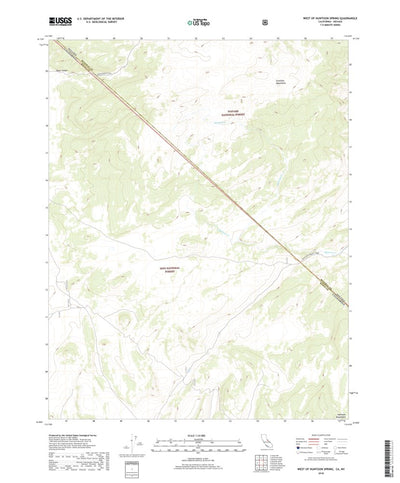 West of Huntoon Spring, CA (2018, 24000-Scale) Preview 1